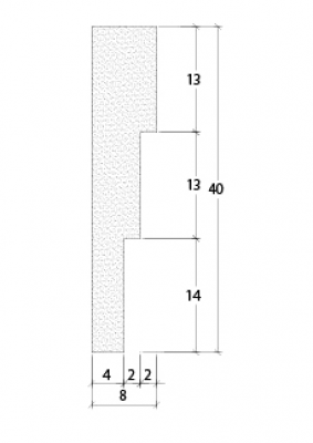 Faja 40 x 8 REF PR-205