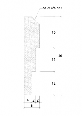 Faja 40 x 8 REF PR-206